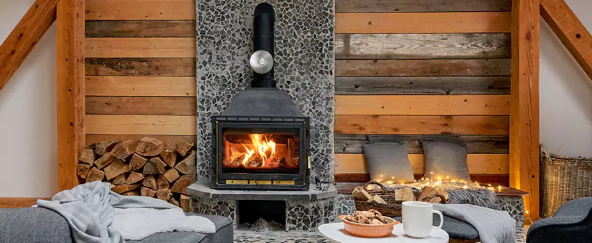 Thelin Hearth Products Direct Vent Gas Stove Fireplace Inspection in Kapolei, Hawaii